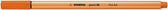 Fineliner STABILO point 88/30 F bleek vermiljoen - afbeelding 7