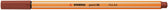 Fineliner STABILO point 88/75 F sienna - afbeelding 7
