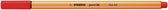 Fineliner STABILO point 88 F lichtrood - afbeelding 7