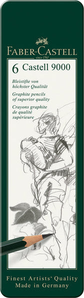 Potlood Faber-Castell 9000 6 hardheden