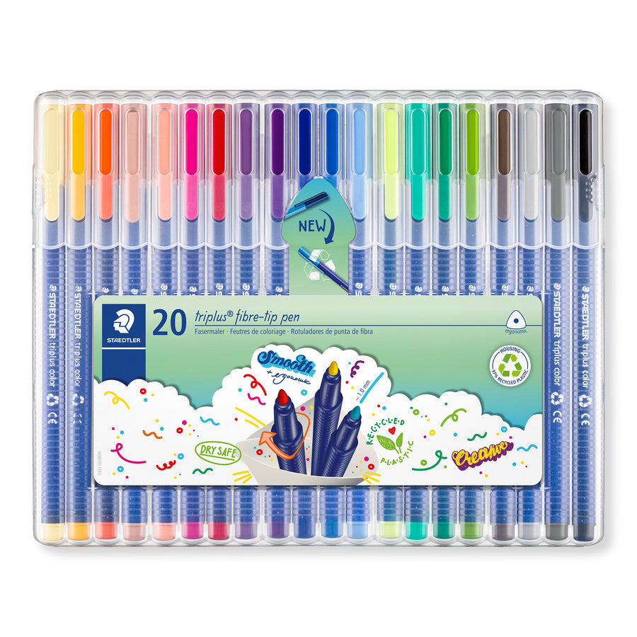 Kleurstift Staedtler 323 triplus color 20 st ass