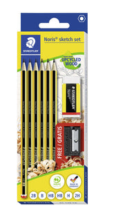 Potlood Staedtler Noris Potlood 6 st gom