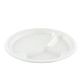Bord IEZZY 260mm 3v suikerriet pfas-vrij wit
