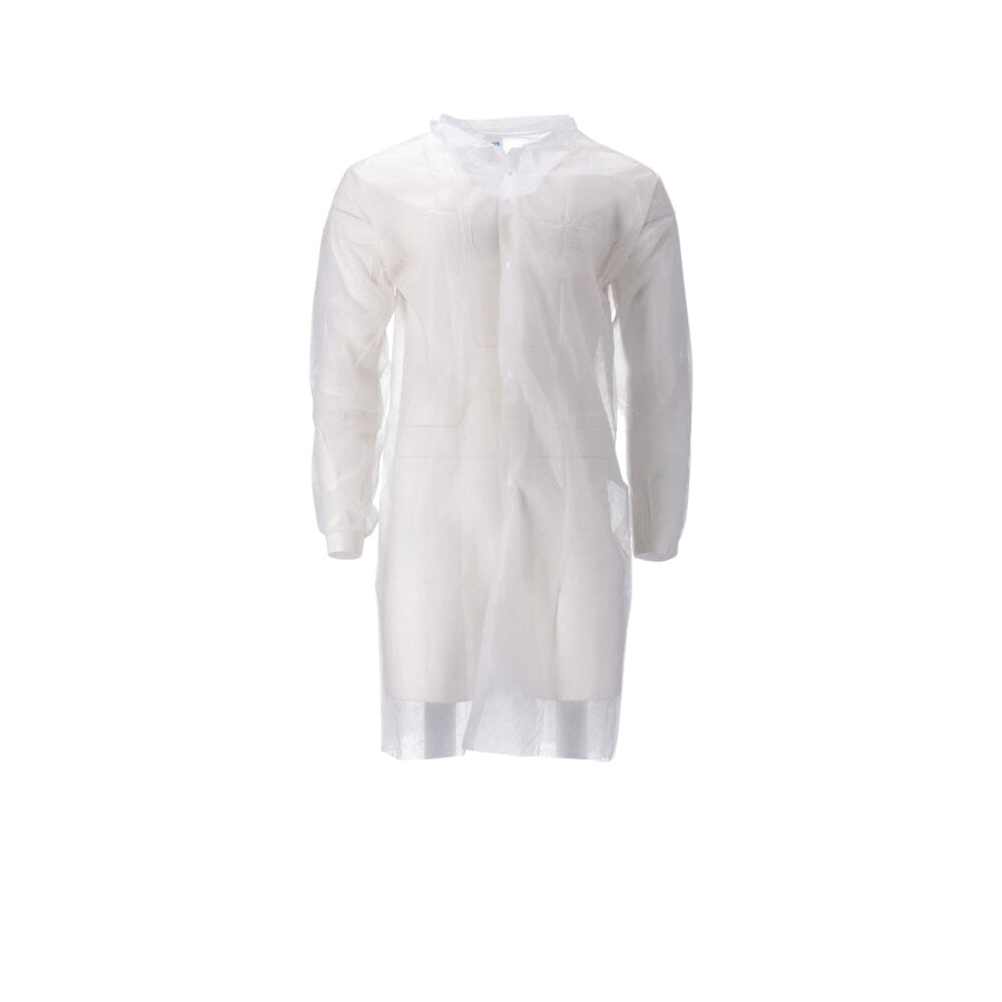 Bezoekersjas CMT XL non-woven drukknopen 104cm wt