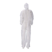 Overall CMT L non-woven ritssluiting PP wit - afbeelding 5