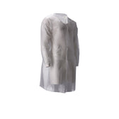 Bezoekersjas CMT L non-woven drukknopen 104cm wt - afbeelding 4