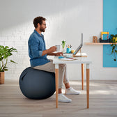 Actieve zitbal Leitz Ergo Cosy grijs - afbeelding 4