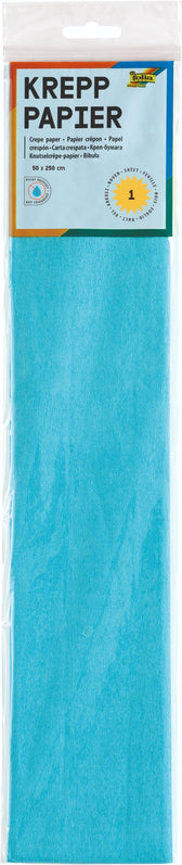 Crêpepapier Folia 250x50cm nr120 lichtblauw