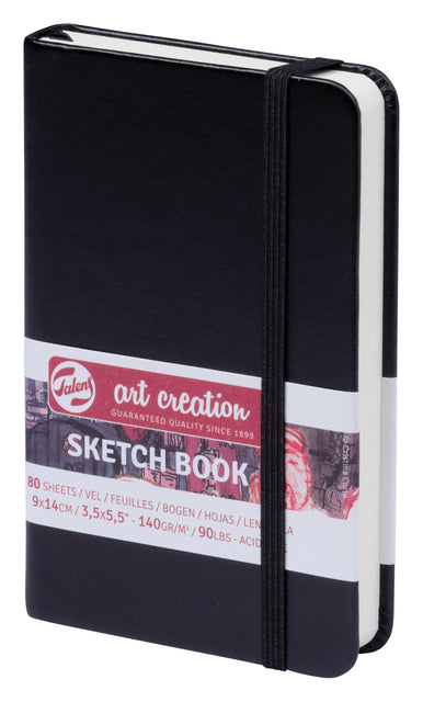 Schetsboek Talens Art Creation 90x140mm zwart