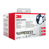 Masker 3M chemische stoffen FFABEK1 P3 D filters - afbeelding 4