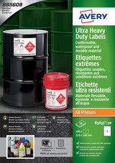 Etiket Avery B3655-50 148x210 PE wit 100st