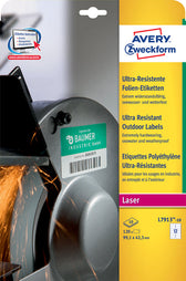Etiket Avery L7913-10 99.1x42.3 polyester wt 120st