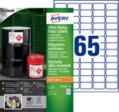 Etiket Avery B7651-50 38x21mm polyester wit 3250st - afbeelding 4