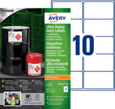 Etiket Avery B7173-50 99x57mm polyester wit 500st - afbeelding 4