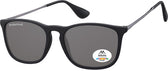 Zonnebril Montana met smoke polar glas mtl zwart