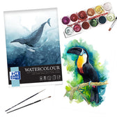 Tekenblok Oxford Watercolour A4 10 vel spiraal - afbeelding 8