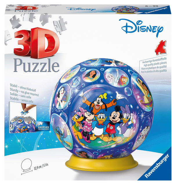 Puzzelbol Ravensburger Disney 3D 72 delig
