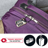 Hangslot Masterlock 4-cijfer TSA flex zwart 35mm - afbeelding 2