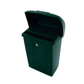 Brievenbus Vepa Bins met klep kunststof groen - afbeelding 3