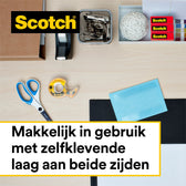 Plakband Scotch Magic 665 19mmx33m dubbelzijdig - afbeelding 4