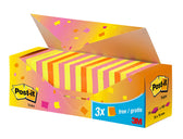 Memoblok 3M Post-it 654 76x76mm neon assorti 21+3 - afbeelding 5