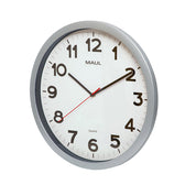 Wandklok MAUL Step Quartz Ø40x5cm kunstst zil/wit - afbeelding 4