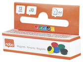 Magneet Nobo 13mm assorti 10 stuks - afbeelding 3