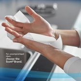 Handdoek Scott Control 1laags 200x210mm wit - afbeelding 9