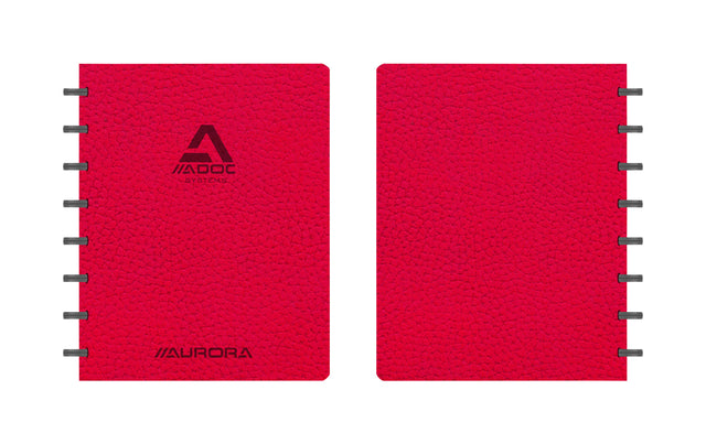 Schrift Adoc Business A5 lijn 144pag 90gr rood
