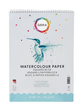 Aquarelblok Qrea A3 20vel 200gr spiraal
