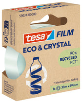 Plakband Tesa eco crystal 59034 19mmx33m tr - afbeelding 3