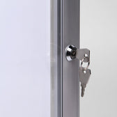 Vergrendelbaar Notitiebord Indoor Zilver 4x A4 - afbeelding 6