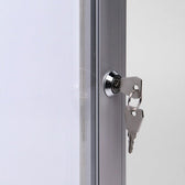 Vergrendelbaar Notitiebord Indoor Zilver 2x A4 - afbeelding 6