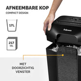 Papiervernietiger Fellowes LX50 4x37mm zwart - afbeelding 8