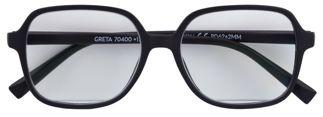 Leesbril I Need You +2.00dpt Greta zwart
