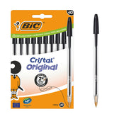 Balpen Bic Cristal M 10st zwart - afbeelding 6
