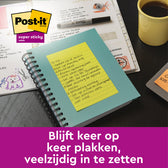 Memoblok 3M Post-it 101x101 SS groen met lijn - afbeelding 7