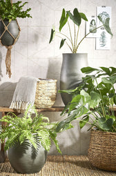 Plantenmand Mica Avalon zeegras rond l.bruin - afbeelding 6