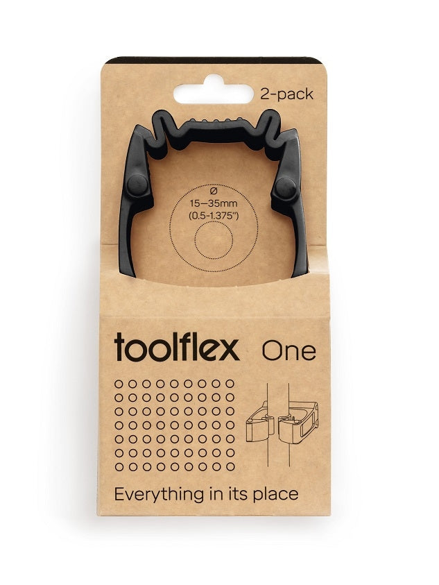 Wandhouder Toolflex One 2 klem adap 15 tot 35 mm