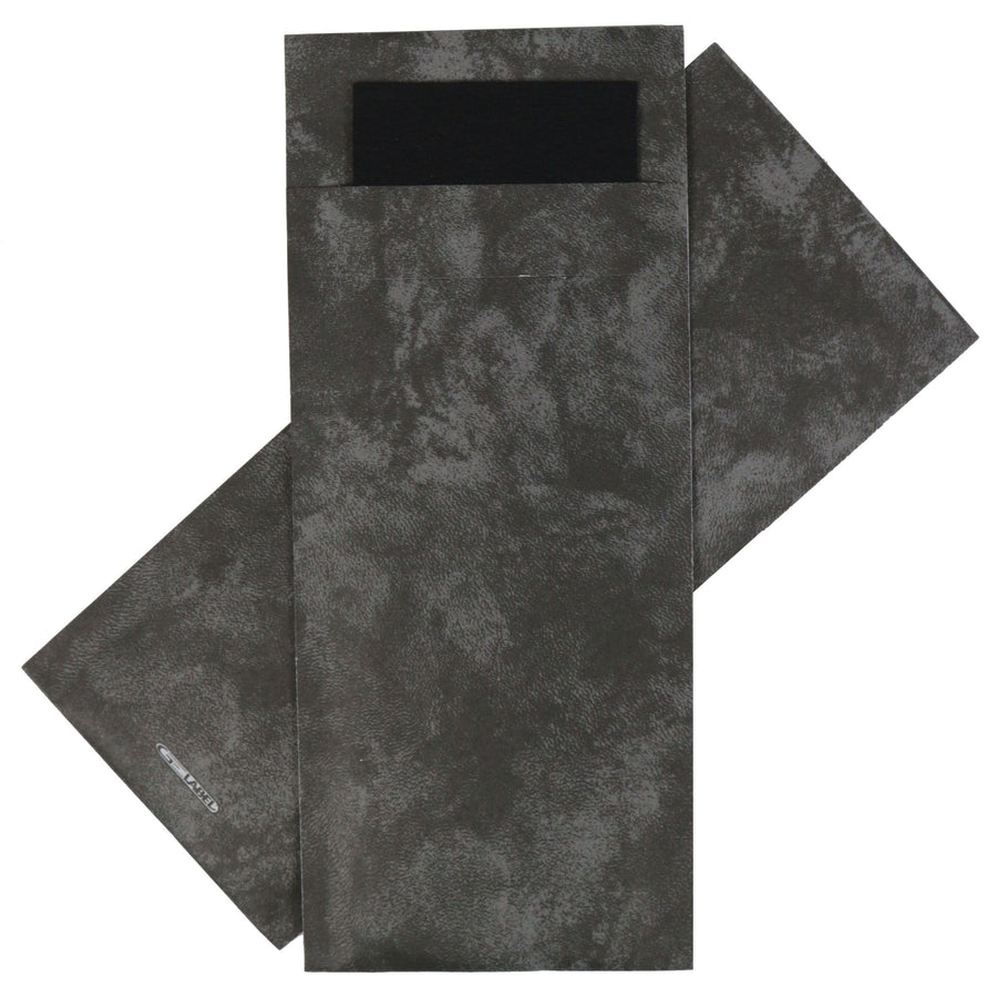 Bestekzakje IEZZY 190x85mm zwart antr.