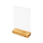 Houten Menuhouder T Tafeldisplay A5 Portret