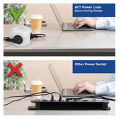 Stekkerblok ACT 3vdig incl 2x USB C/A wt/gs - afbeelding 7