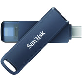 Phone Drive 128GB lightning- USB-C blauw - afbeelding 3