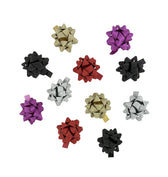 Rozetten assorti glitter diameter 50mm