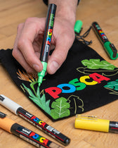 Paintmarker Uni POSCA PC8K B schuin 8st metallic - afbeelding 7