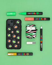 Paintmarker Uni POSCA PC8K B schuin 8st metallic - afbeelding 8