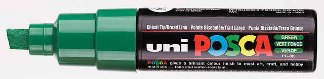 Paintmarker Uni POSCA PC8K B schuin donkergroen