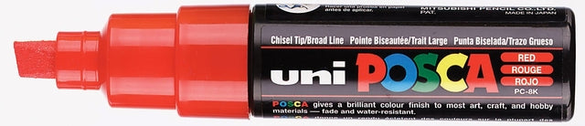 Paintmarker Uni POSCA PC8K B schuin rood