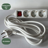 Stekkerdoos BRASQ 3 voudig 1.4 meter wit - afbeelding 6