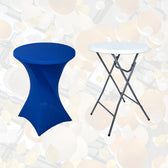 Tafelrok BRASQ voor statafel 80cm blauw - afbeelding 4
